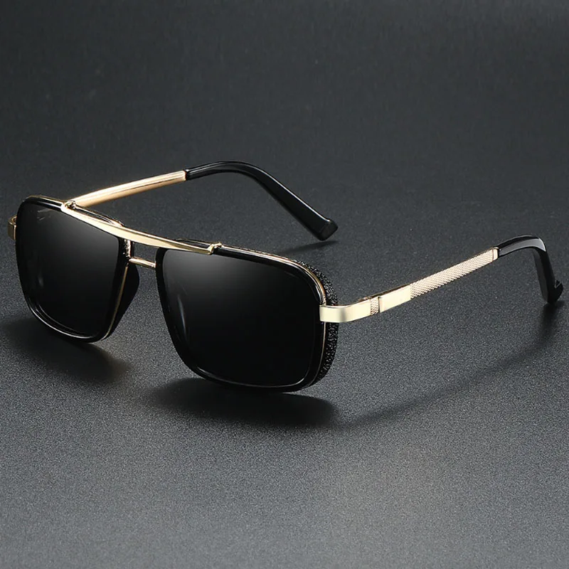 

Fashion Classic Square Sunglasses Cool Men Vintage Luxury Brand Design Sun Glasses Shades UV400 Oculos De Sol