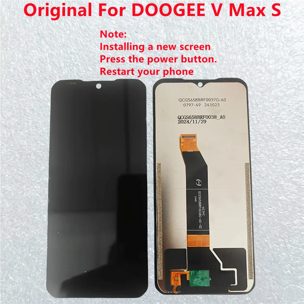 Pantalla LCD Original de Repuesto para DOOGEE V Max S, Ensamblaje de Digitalizador de Pantalla Táctil para DOOGEE V Max S