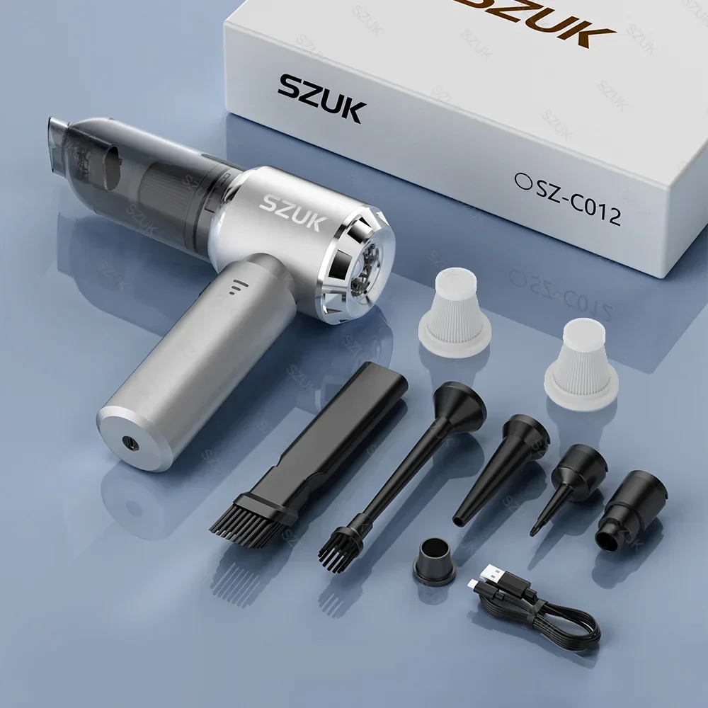 Car Vacuum Cleaner Portable Powerful Cleaning Machine Mini Strong Suction Handheld  Car Wireless Cleaner  Appliance