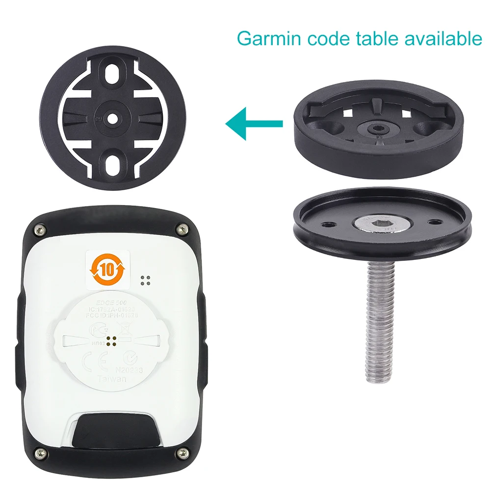 حامل كاميرا الدراجة مقاوم للماء للدراجة، حامل عداد السرعة متعدد الوظائف لركوب الدراجات للرياضات الخارجية #4