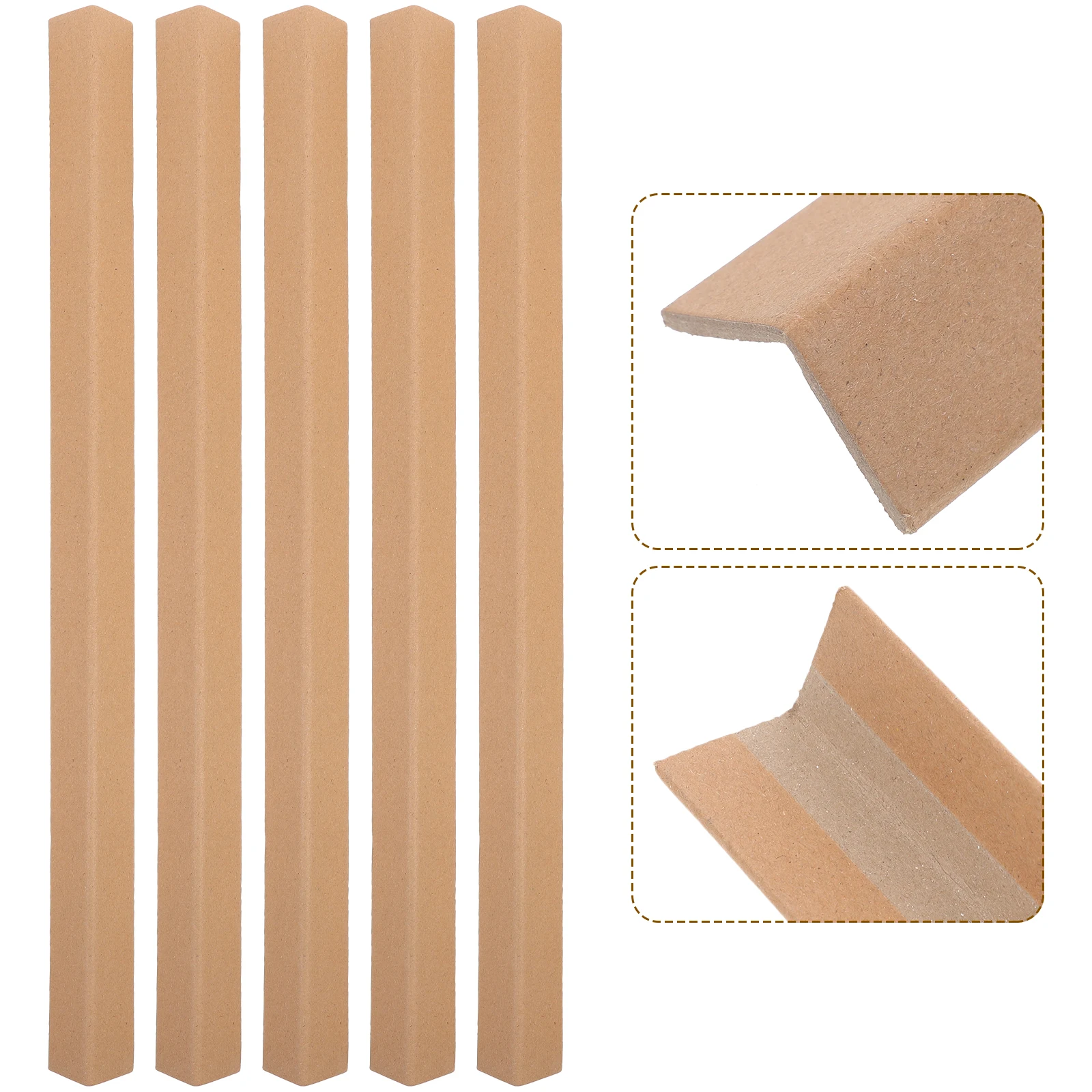 10Pcs Strong Paper Corner Protectors Practical Packaging Edge Guard for Various Sizes of Frames and Furniture Corner Protectors
