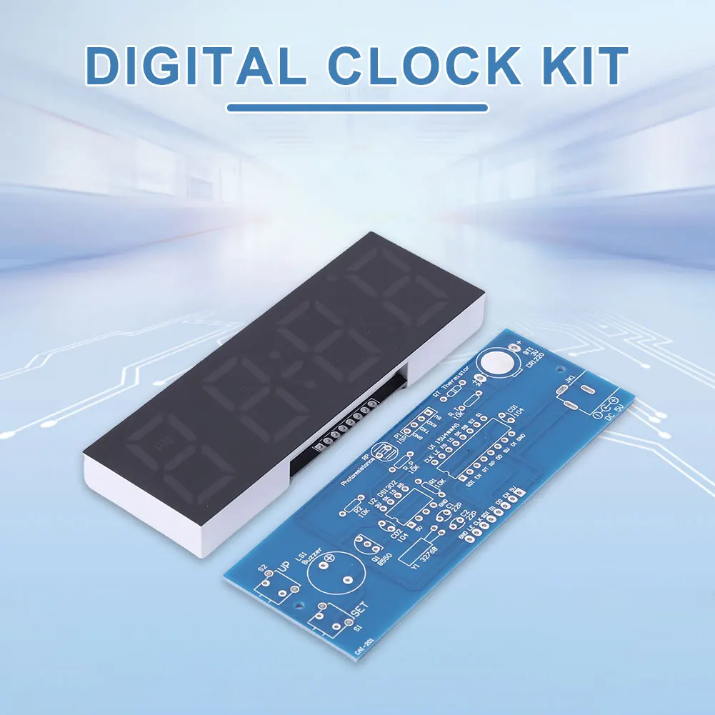 LED Digital Tube Clock DIY Elektronik Kit STC8G1K17/15W413AS/DS1302 Bunte Digitaluhr Elektronik Kit für Lötprojekt