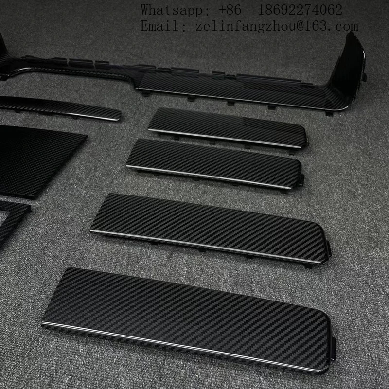 Original Real Carbon Fiber Interior for Mercedes G Class W463 W464 G350 G400 G500 G63 Black PVC Style Popular Style Suitable