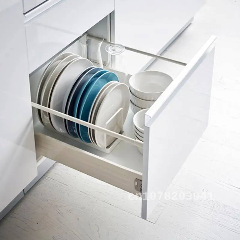 Multifunctional Drain Bowl and Dish Rack for Kitchen Home Furnishings with Convenient Drawer