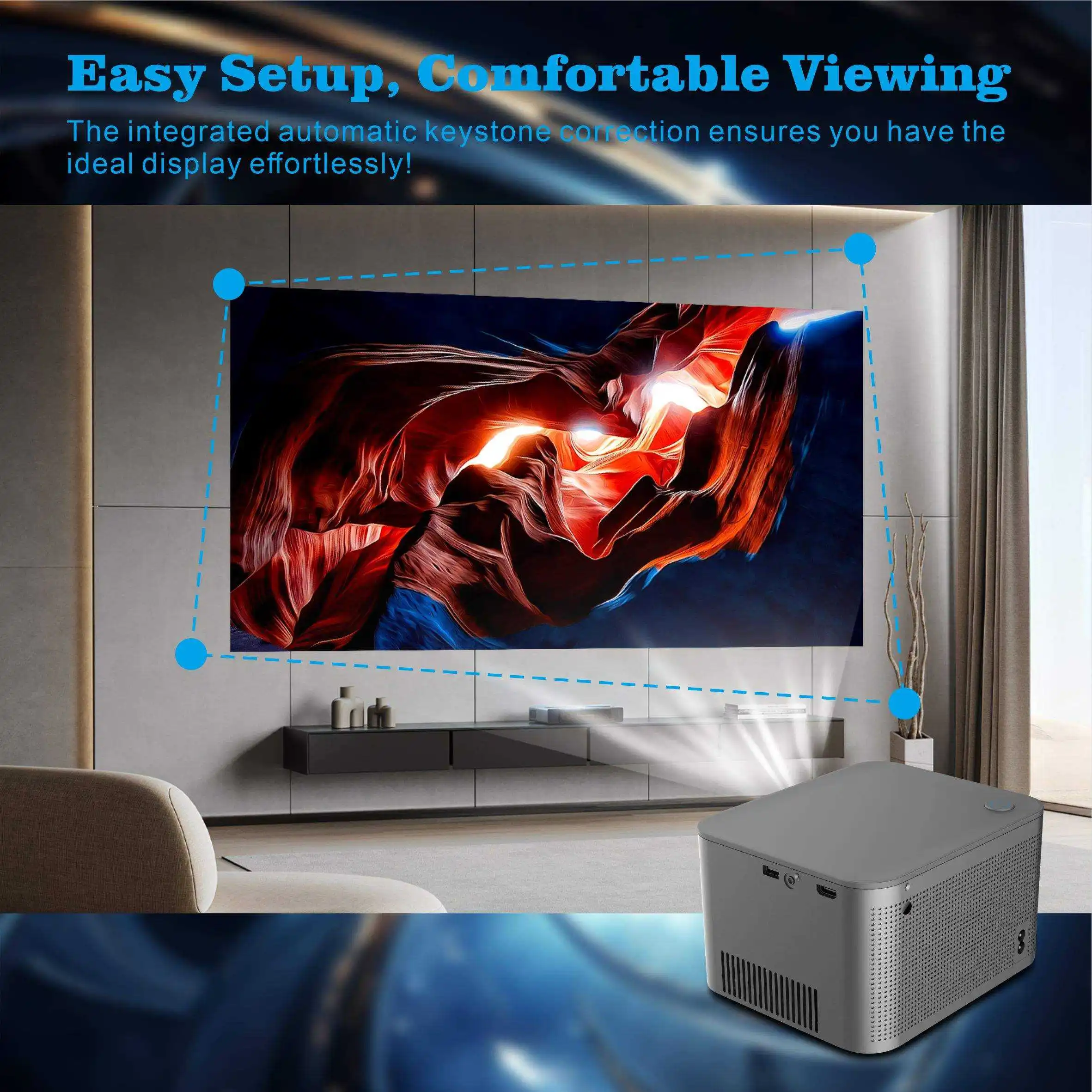 Проектор для домашнего кинотеатра, 4K