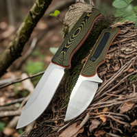 Outdoor Camping Tactical Survival Knife BM 15002 15017 Stainless Steel Fixed Blade with G10 Handle EDC Knife with Sheath EDC