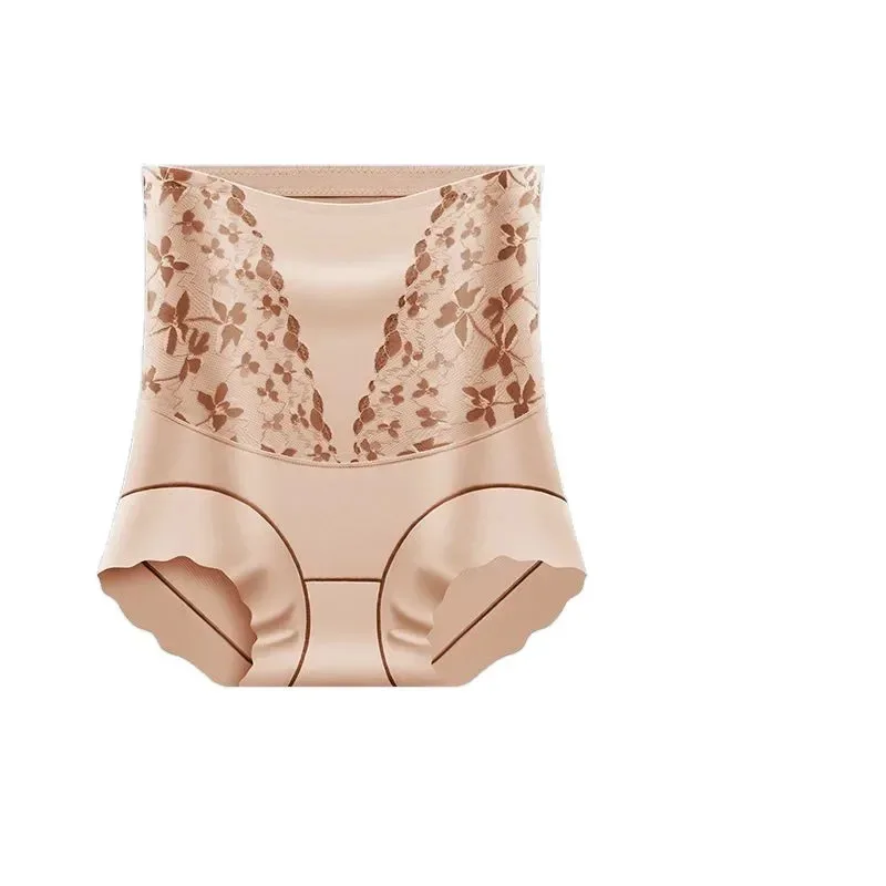 Женское нижнее белье с высокой талией после родов, контроль живота, красивые брюки для моделирования тела, тонкий летний материал, внутренняя одежда