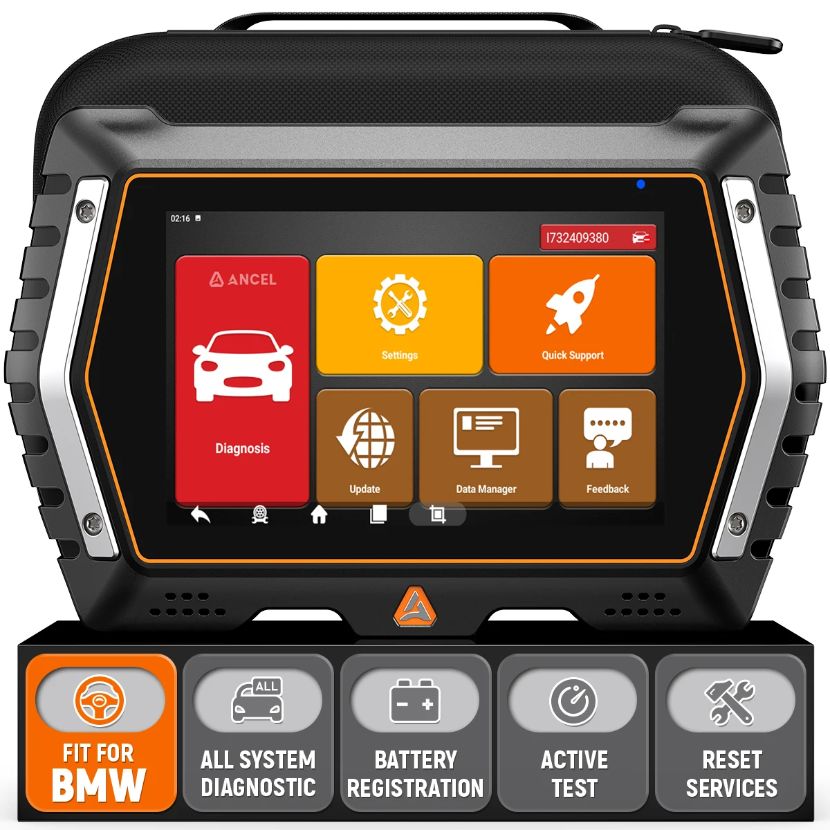 

ANCEL V3 Elite OBD2 Scanner Car Diagnostic IMMO Keys for BMW 40+Reset Service Active Test OBD2 BMW Special Inspection Tool 2025