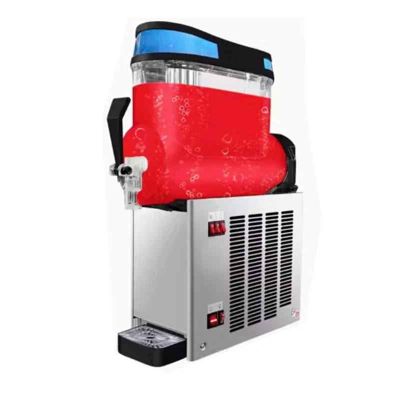 Slush Machine Commercial  Stainless Steel 12L One-Cylinder Smoothie Juice Snow Melting Maker