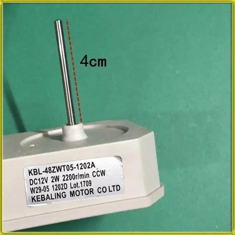 KBL-48ZWT05-1202A محرك مروحة أصلي لمروحة الثلاجة DC12V 2200r/min