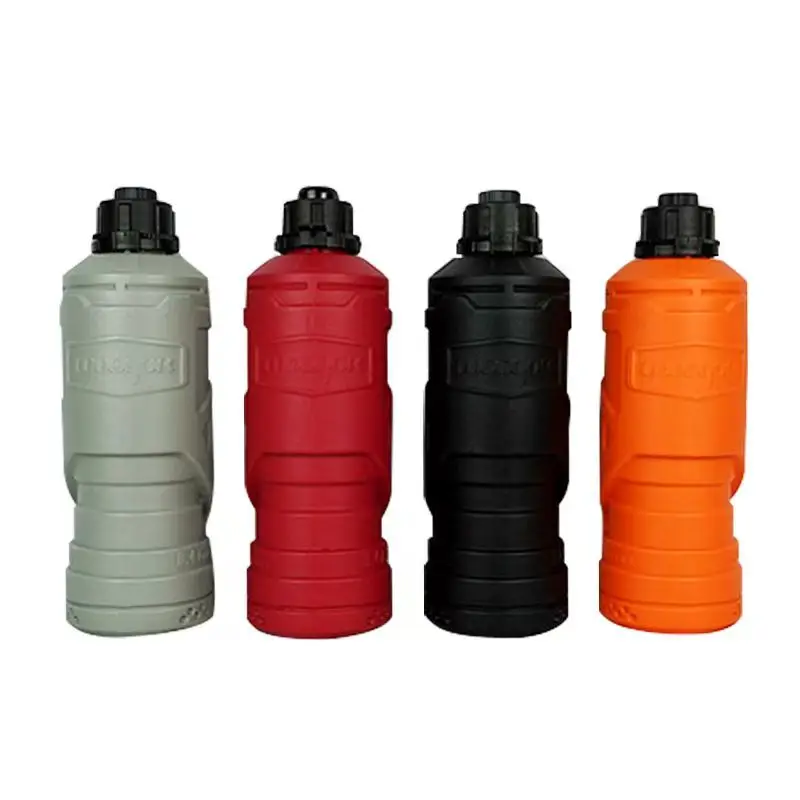 1.8L Motorcycle Spare Oil Bucket Cylindrical Shape Suitable For Water Cup Rack Installation Oil Pot Tank Water Bottle