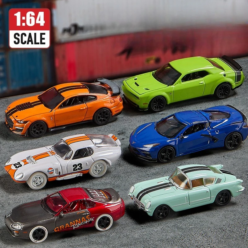

Моделирование масштаба 1:64 миниатюрная Voiture of Supra Shelby GT500 Pontiac Chevrolet из сплава, коллекция моделей автомобилей, миниатюрная Voiture