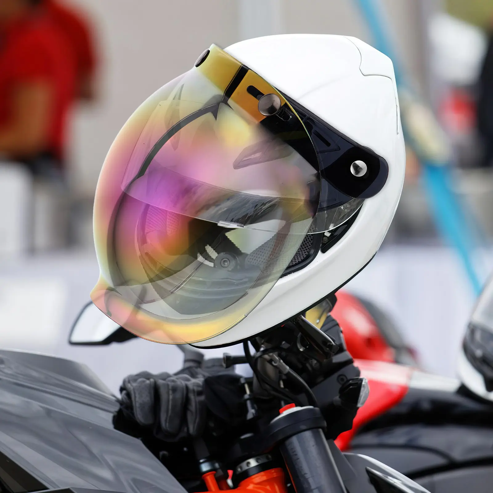 

1Set Clear Plastic Motorcycle Wind Blocker Lens Replacement for Men Women Uv Protection Impact Resistant Quick Install