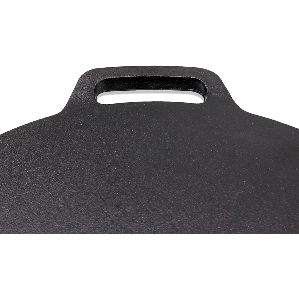 صينية من الحديد الزهر 36 سم، مقبض مزدوج تاوا لروتي، دوسا، التورتيلا، الفطيرة، الطبخ العائلي #3