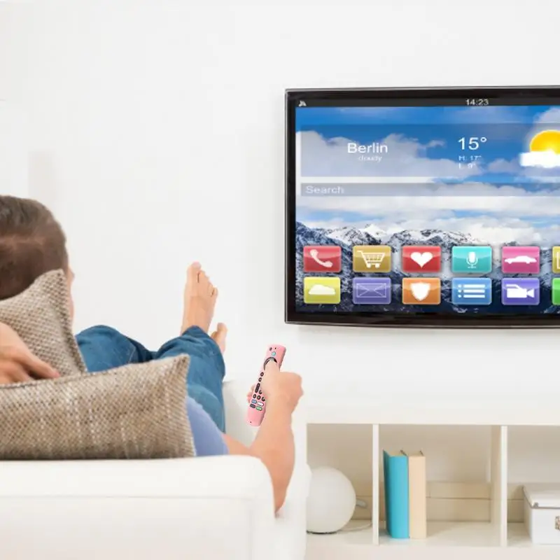 غطاء حماية لجهاز Amazon Fire TV Stick 4K Max للتحكم عن بعد ومضاد للسقوط والغبار غطاء قابل للغسل عديم الرائحة وغطاء مرن