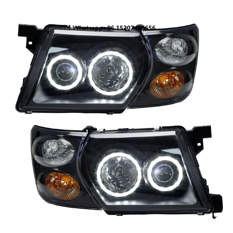 Corner Lamp for Patrol  Y61 MK5 1998-2003 Wagon SUV Angel Eyes Headlight 55W 12V 4300K Color Temperature
