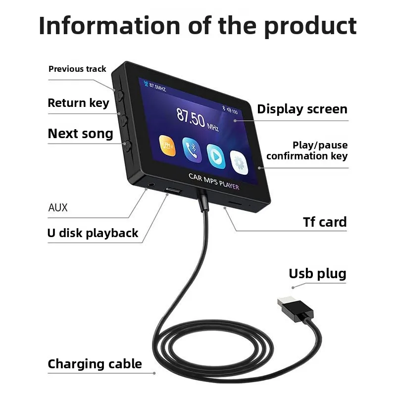 lecteur-mp5-bluetooth-pour-voiture-carte-disque-u-affichage-video-prise-usb-installation-sans-perte-tram