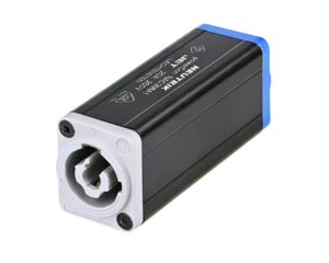 NEUTRIK NAC3MM-1 powerCON NAC3MPXXA (power in) - powerCON NAC3MPXXB (power out) CBC coupler for linking power cables with NAC3FA