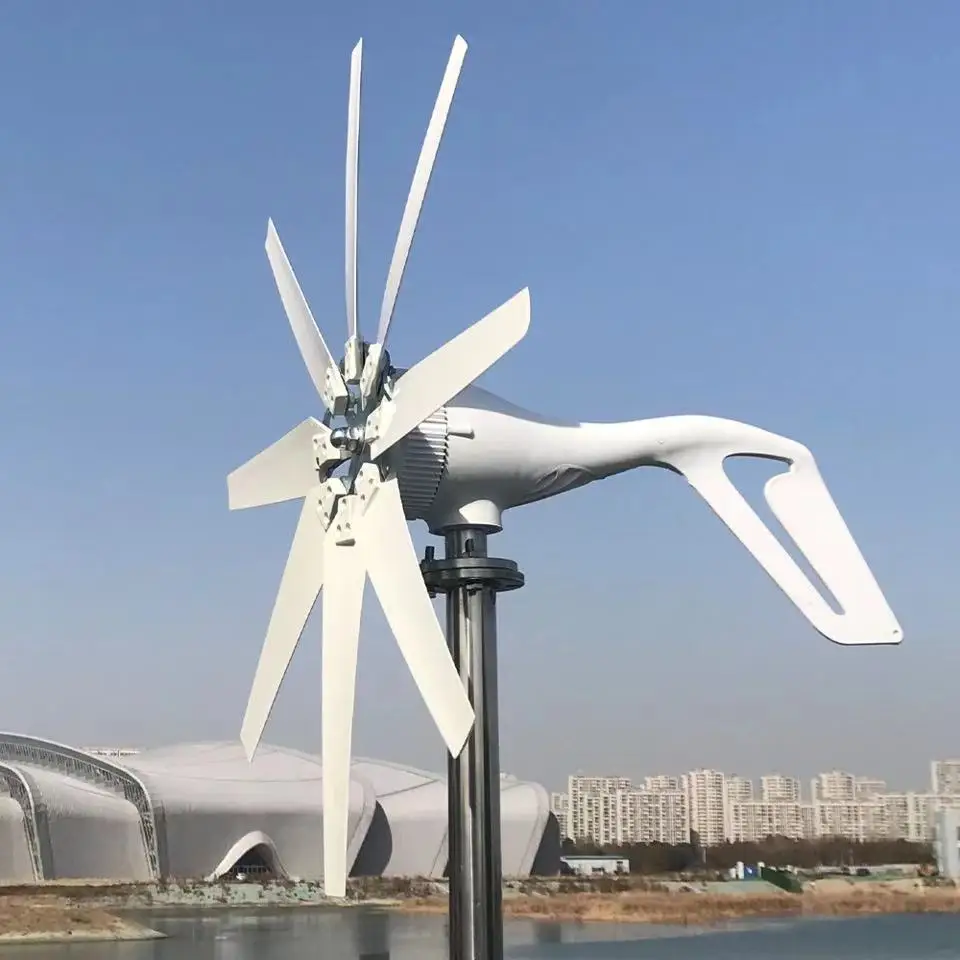 Horizontal Wind Turbine Generator 800w 12v  Free Power NewEnergy Alternative Accessories For Home Street Lamps