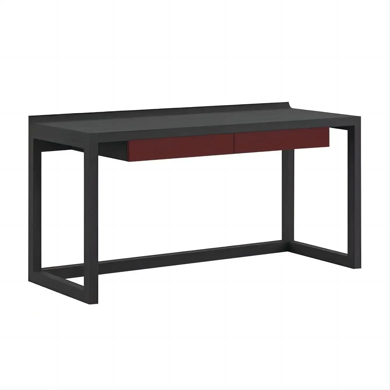 Mesa de escritório minimalista italiana, mesa de estudo para quarto, mesa de computador simples e moderna, escrivaninha de madeira