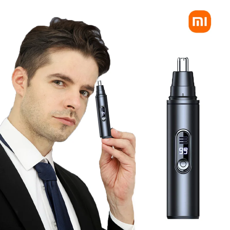 Xiaomi Mini Pocket Nose Hair Trimmer Painless Clipper Nose Ears Hair Eyebrow Waterproof Portable Trimmer For Men and Women