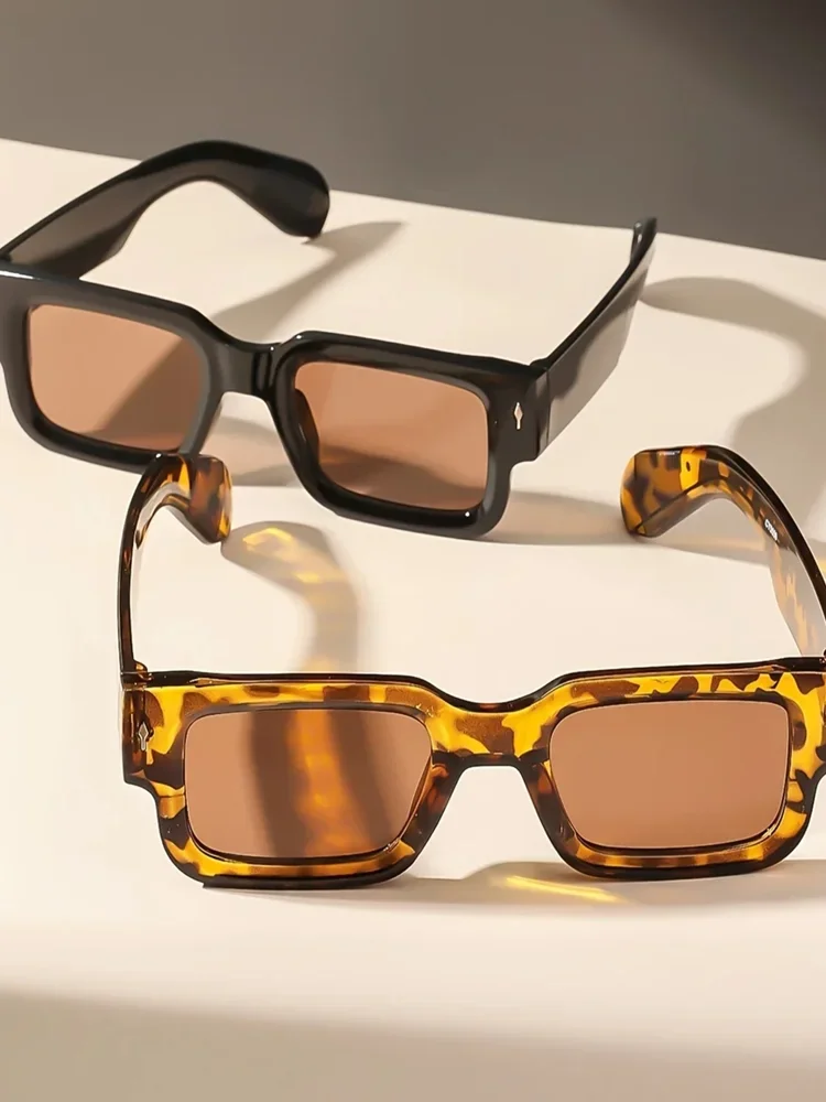 AliExpress NONE Classic Square Sun Glasses Women Men Vintage Fashion Luxury Sunglasses Outdoor Fishing Shades Lady Man Protective Glasses UV400