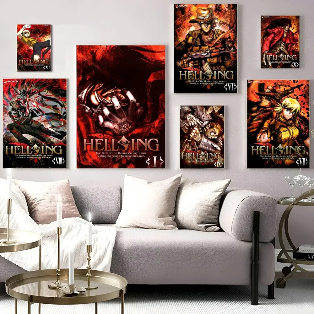 

Hellsing Good Quality Prints And Posters Vintage Room Bar Cafe Decor Home Decor