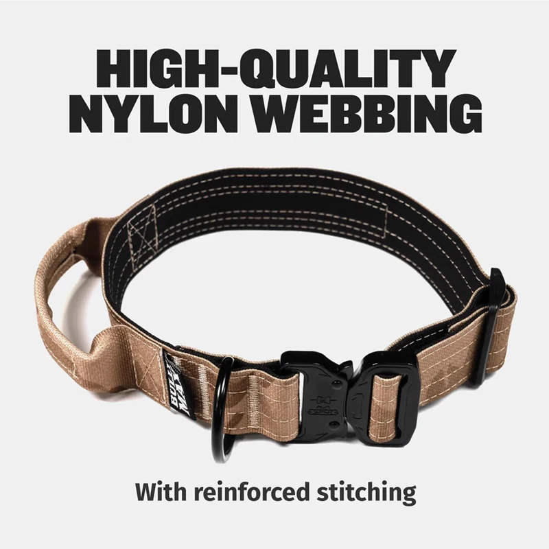 

DOG BULLY MAX High Quality Tactical Collar Medium Large Strength Training Neck Cover Durable Anti Slip Adjustable 1PCS