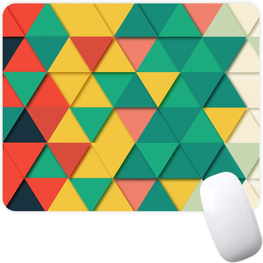 Rainbow Colors Small Gaming Mouse Pad Computer Mousepad PC Gamer Mouse Mat Laptop Mausepad Mouse Carpet Keyboard Mat Desk Pad