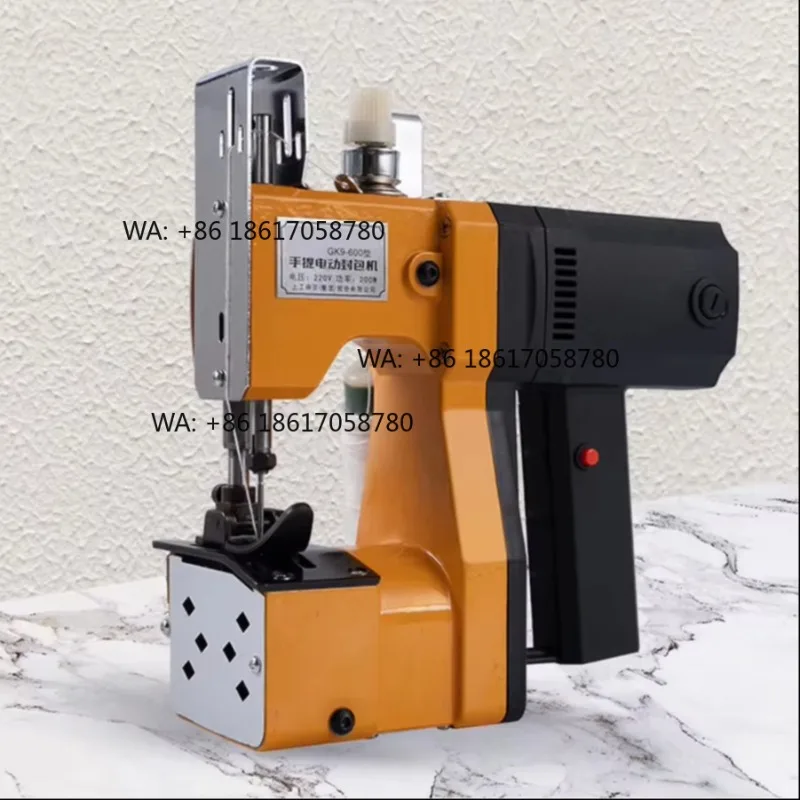 Small Industrial  Electric Mini Sealing Machine Industrial  Chargeable Handheld Sack Sewing Machine Rice Bag Stitching Machine