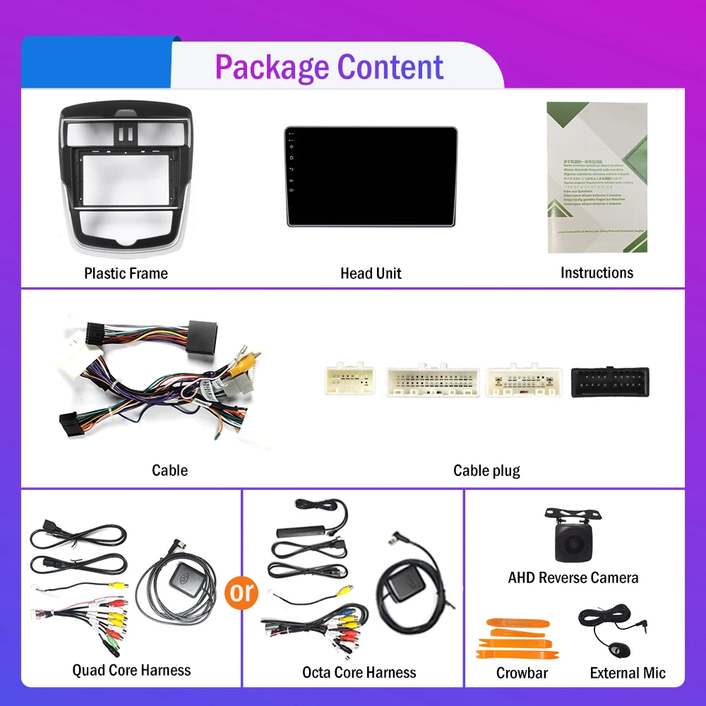 

10.33''Car Radio For Nissan Tiida 2016-2019 Android Car Stereo DVD GPS Navigation Player Touch Screen Carplay Android Auto QLED