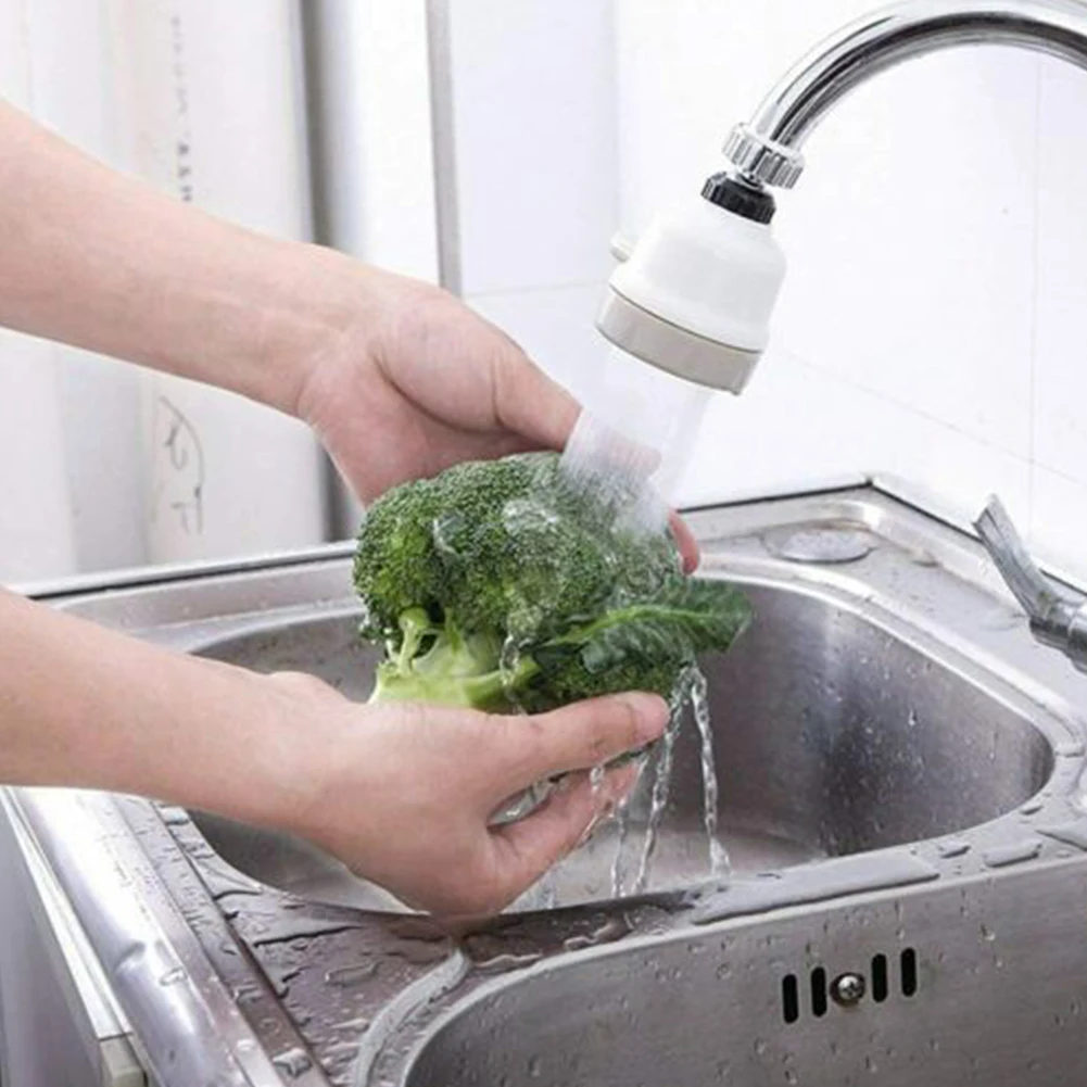 Aerator Faucet Extender Kitchen Home Rotate Sink Spray Swivel Attachment Bendable Flexible Nozzle Water Saving