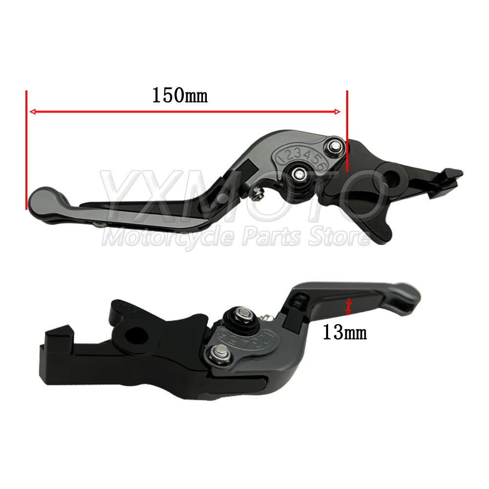 Motorcycle accessories folding brake clutch lever adjustable disc brake 6th gear adjustment handle fit for Haojue TR300