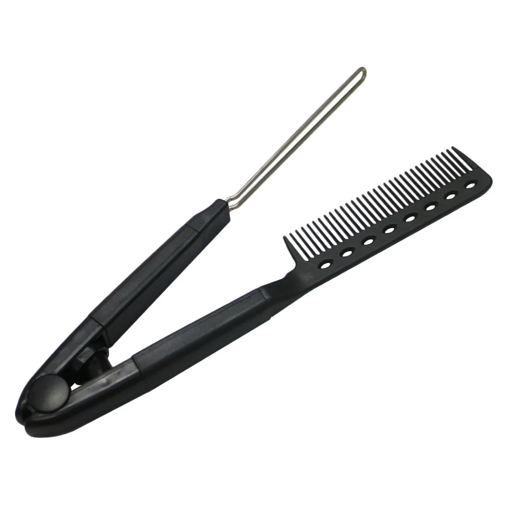 

V-shaped Hair Straightening Comb Multipurpose Hairstyling Straightener Professional