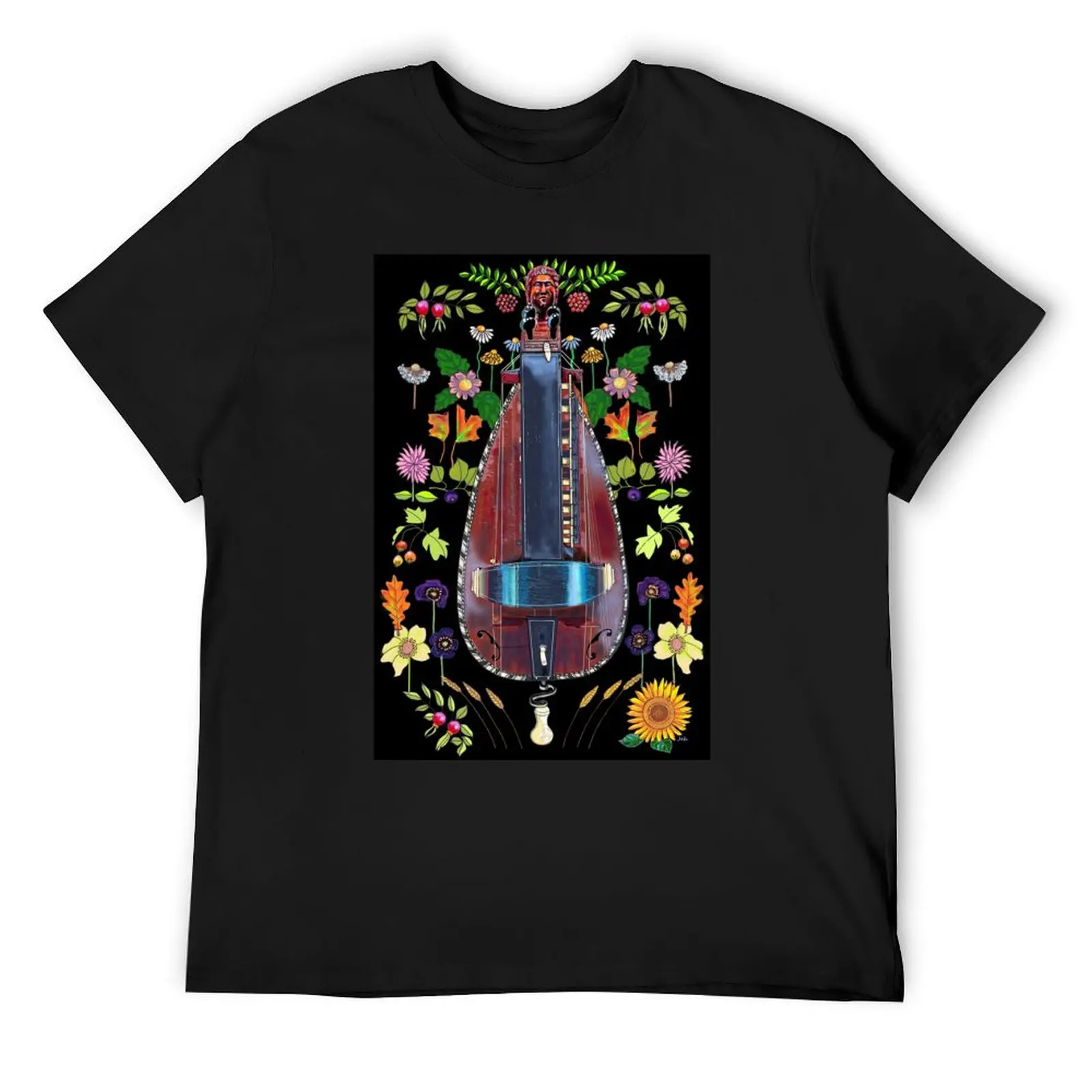 

1920's Hurdy-gurdy with Sunflower T-Shirt tops plus sizes men workout shirt