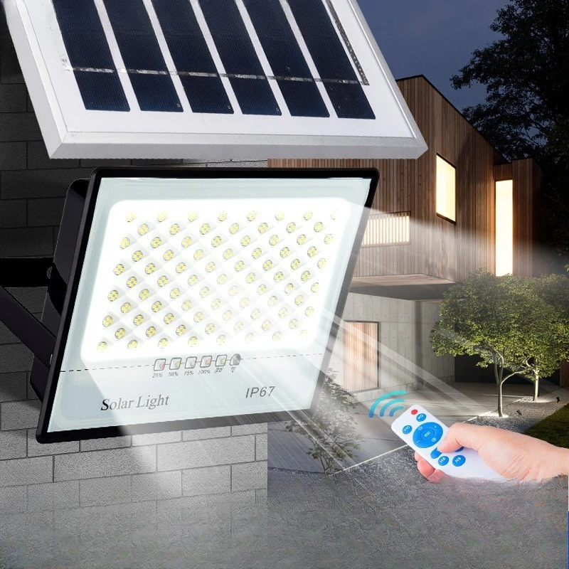 

Solar Lamp Outdoor Waterproof Spotlights Solar Lights Remote Control Solar Floodlight Wall Street Garden Lights Sunlight