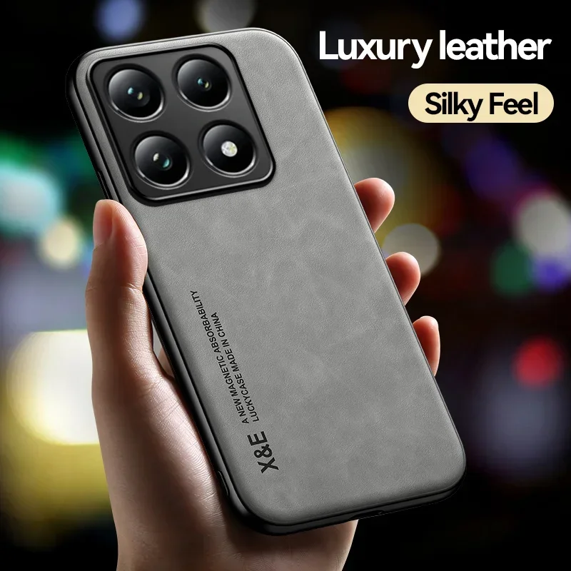 Funda for Xiaomi 14T Pro Case Leather Car Magnetic Holder Cover for Mi 14T Mi14T Xiaomi14T 14 T Pro 14TPro 5G TPU Protect Funda