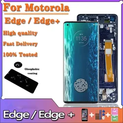 AMOLED New LCD For Motorola Moto Edge/Moto Edge Plus XT2063-3 With frame Touch Screen Digitizer for Moto Edge+ 2020 LCD