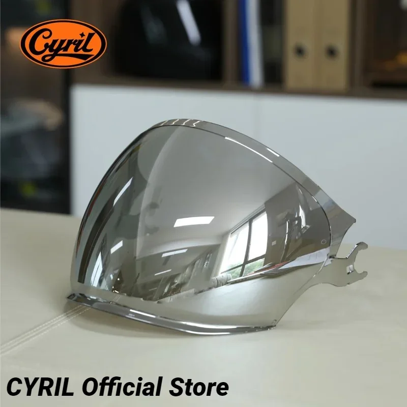 Helmet Lens for CYRIL Triangle OP12A Helmet Glasses Motorcycle Racing Helmet Visor