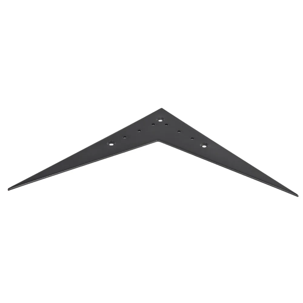 2PCS V Shaped Design Guitar Bridge Tailpiece 6-String Compatible Black /Golden Flying V Bridge Metal Instrument Accessory