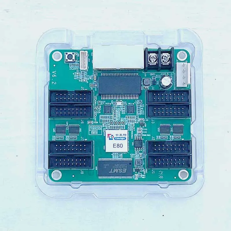 Colorlight E80 Full Color LED Display Screen Receiving Card Indoor RBG Electronic Large Screen Module HUB75 Video Control Card