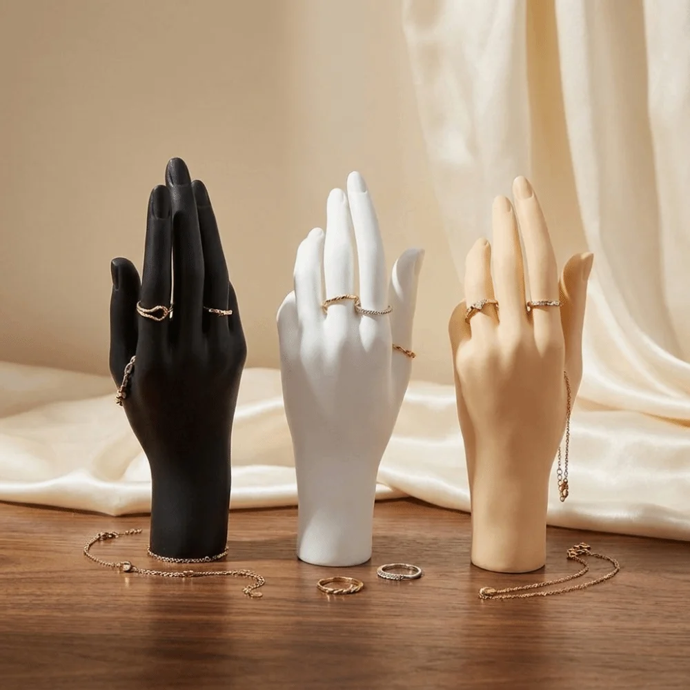 Art Supply Miniatures Hand Model portable durable Jewelry Display Stand Three Style Versatile Watch Display Jewelry Display