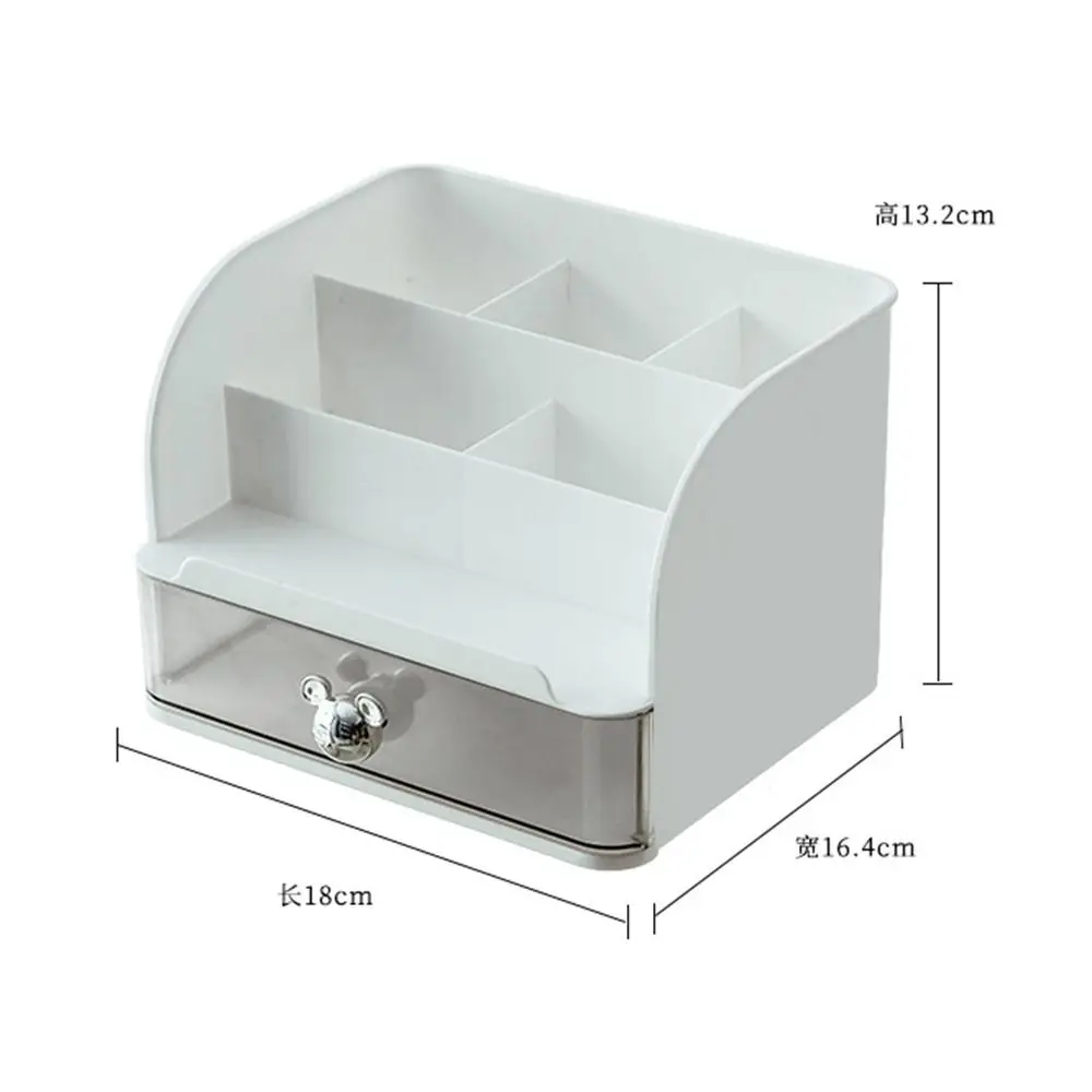 Drawer Desk Organizer Space Saving Multiple Compartments Pencil Pen Holder Sturdy Multi-Functional Stationary Display Shelf Home