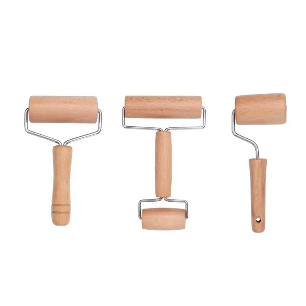 Durable Manual Hand Dough Roller Roller Rolling Fondant Wood Rolling Pin Kitchen Tool Dumpling Wrapper Dough Roller