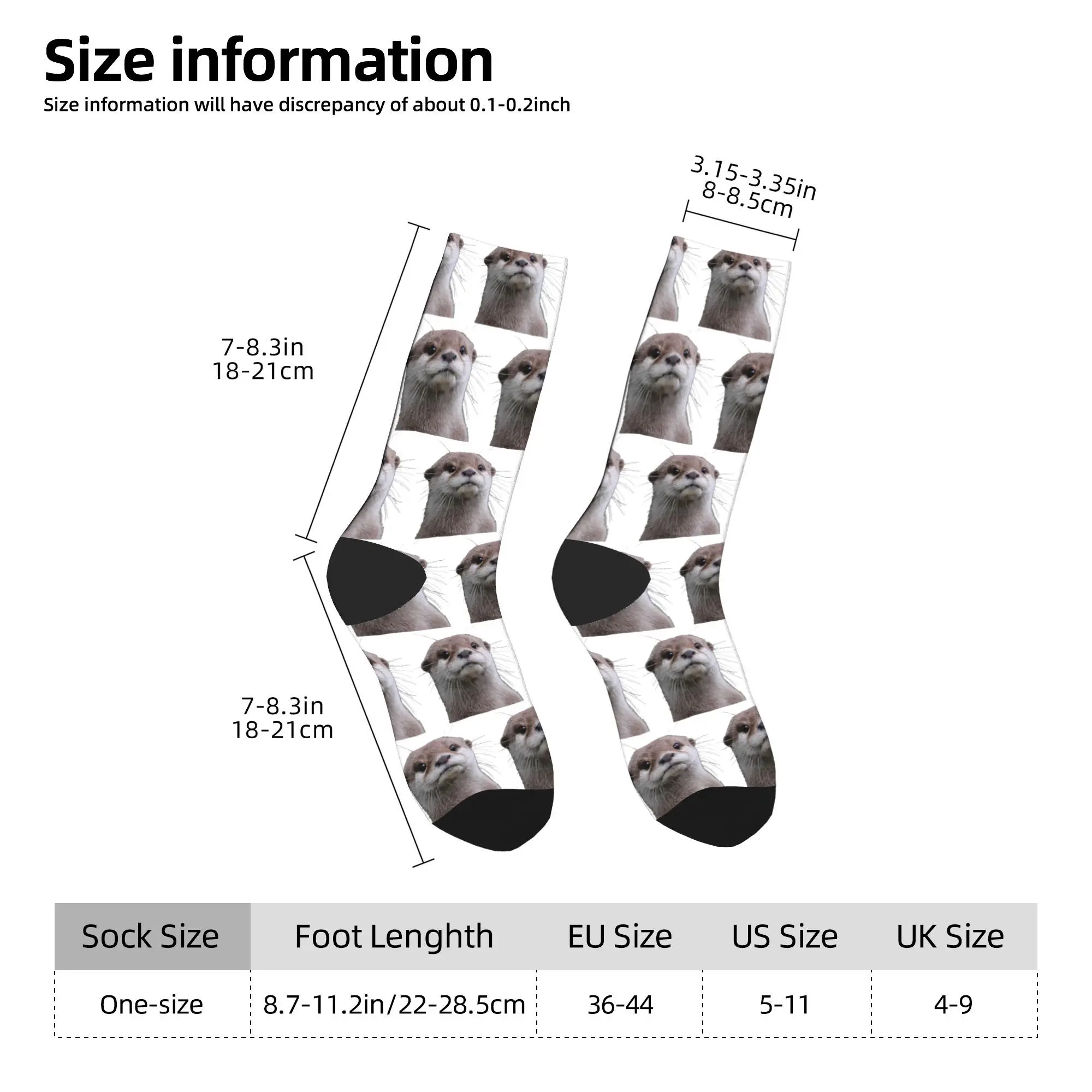 Calzini invernali caldi e freddi unisex Just A Cute Otter Calzini assorbenti il sudore