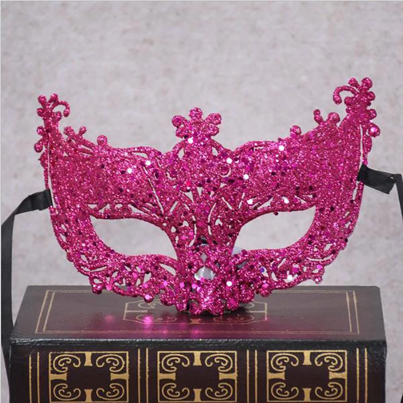 Retro Venetian Women Masquerade Masks Hollow Out Vintage Carnival Cosplay Costume Cocktail Party Bar Mardi Gras Prom Accessories