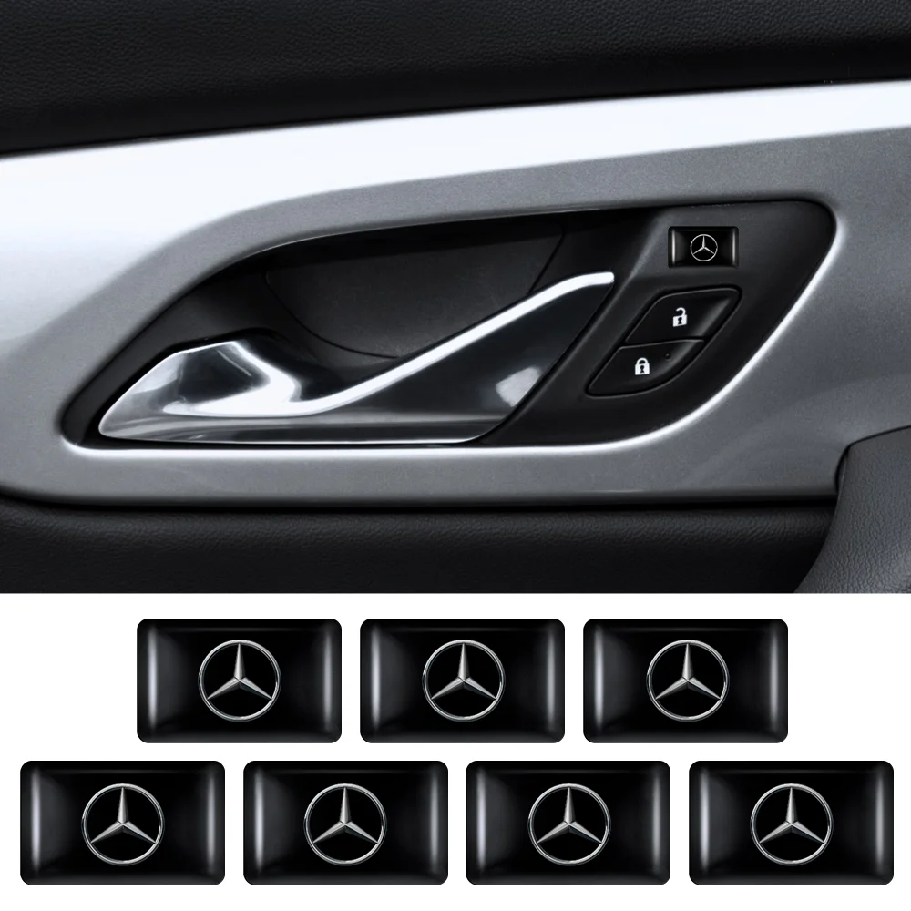 Pegatinas de pegamento por goteo para coche, decoración interior de coche, accesorios para Mercedes Benz AMG W205 W211 W204 W212 W213 W203 W176 W221