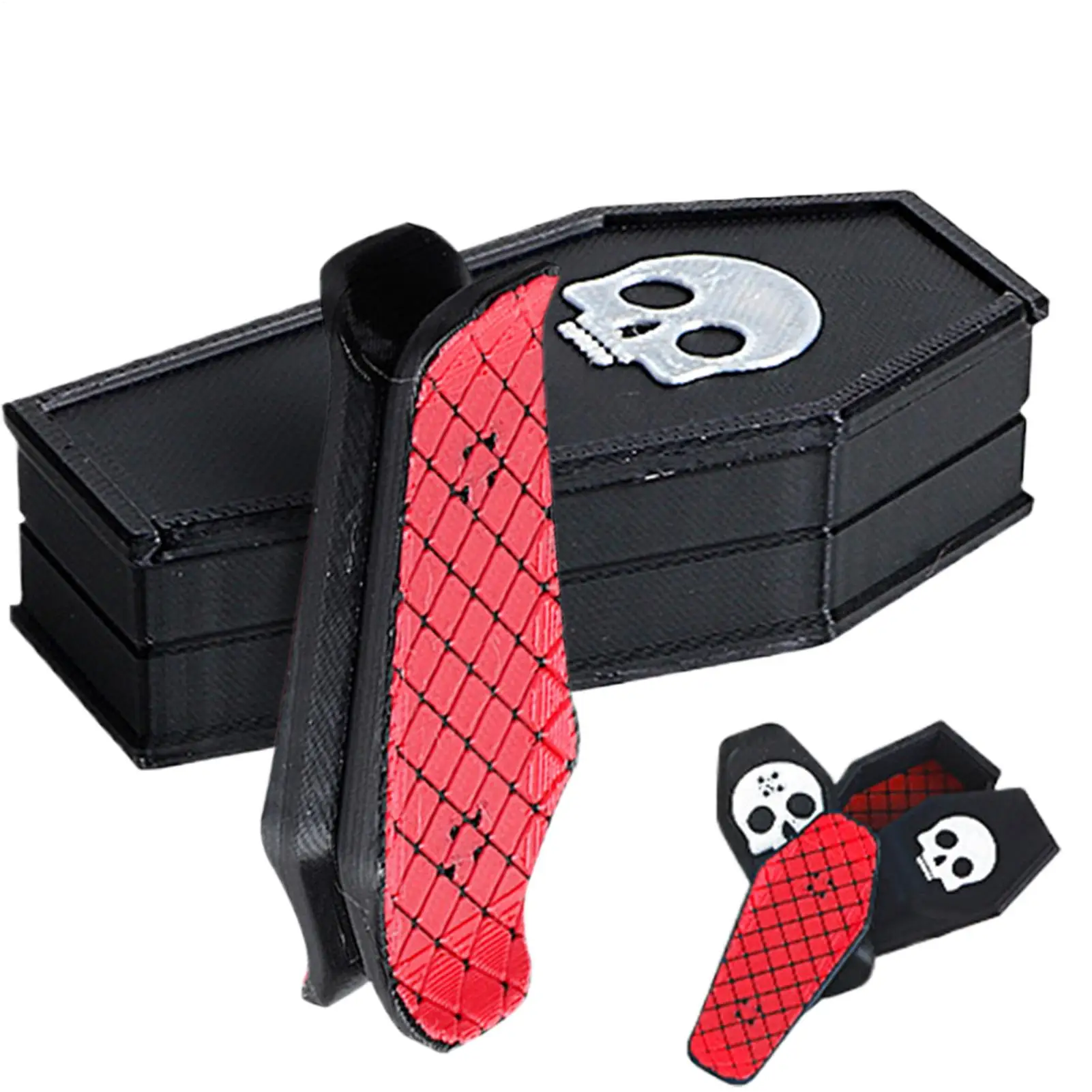 Mini Fingerboard 3D Printed Pocket-Sized Fingertips Surfboard Magnetic Mini Fingerboard for Men Women Boys Girls Youth Teens