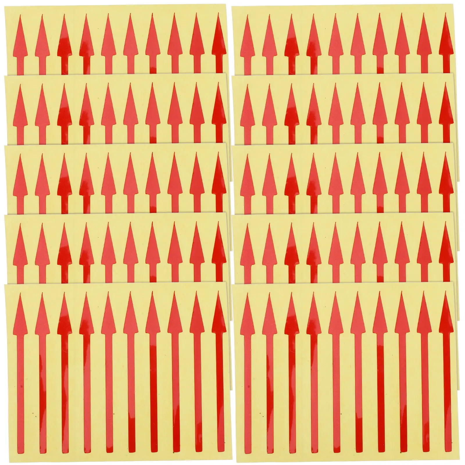 

100 шт. наклеек-указателей направления для манометров, водонепроницаемые, светоотражающие, для приборной панели