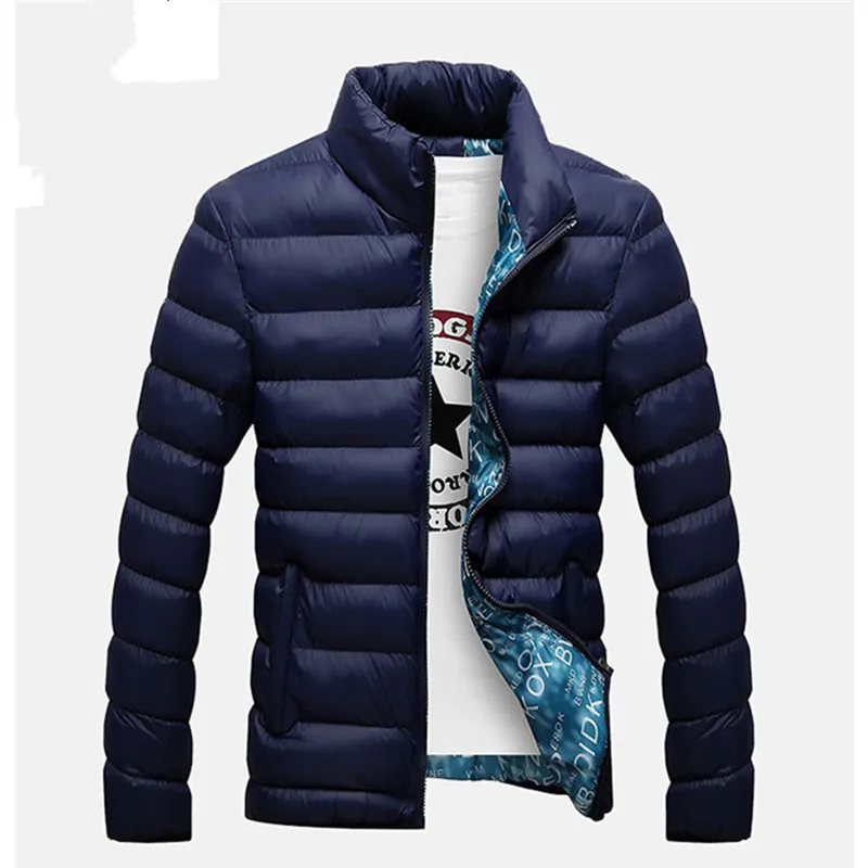 2024 Nieuwe Winterjassen Parka Mannen Herfst Winter Warm Uitloper Merk Slanke Heren Jassen Casual Windjack Gewatteerde Jassen Mannen M-6XL